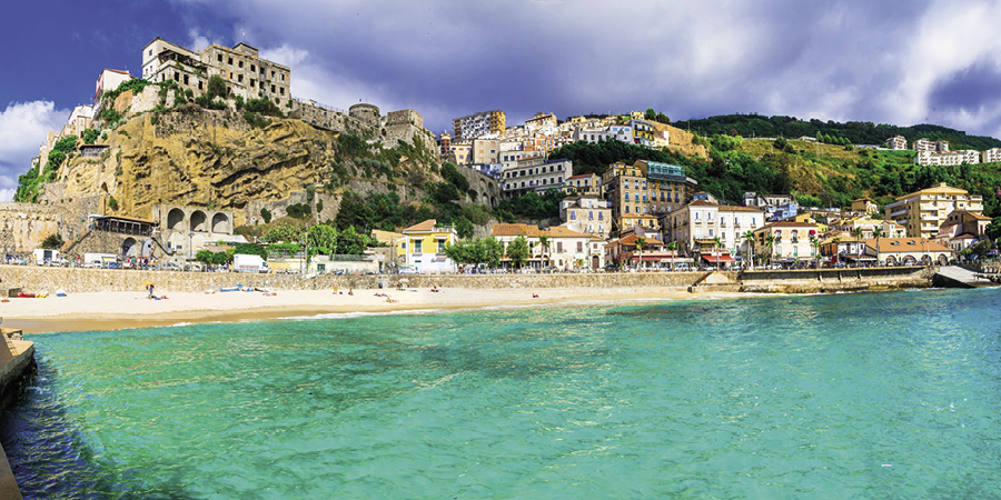 Arriving in style in Pizzo