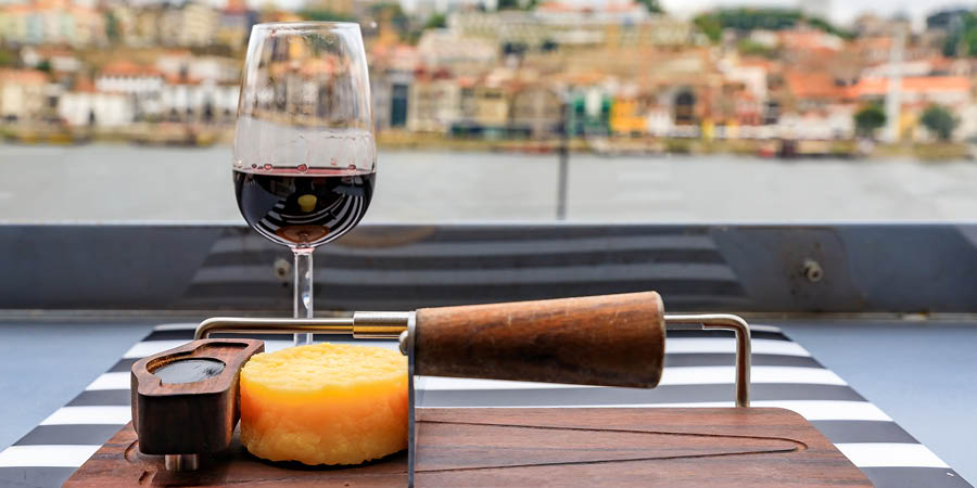 Sipping authentic port wine during tastings